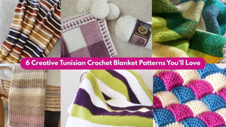 6 Creative Tunisian Crochet Blanket Patterns You’ll Love