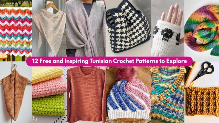 12 Free and Inspiring Tunisian Crochet Patterns to Explore