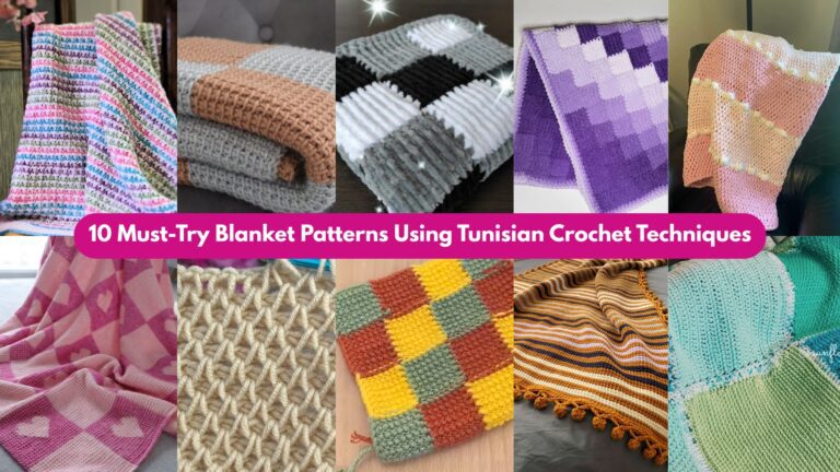 Tunisian Crochet Blanket Patterns: 10 Cozy Picks