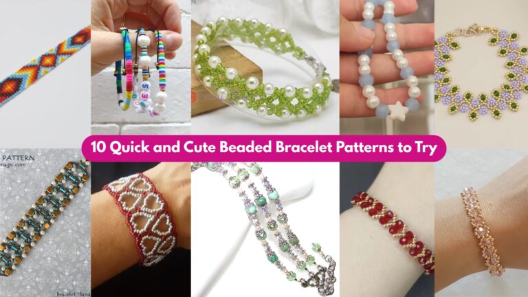 10 Quick and Cute Beaded Bracelet Patterns to Try