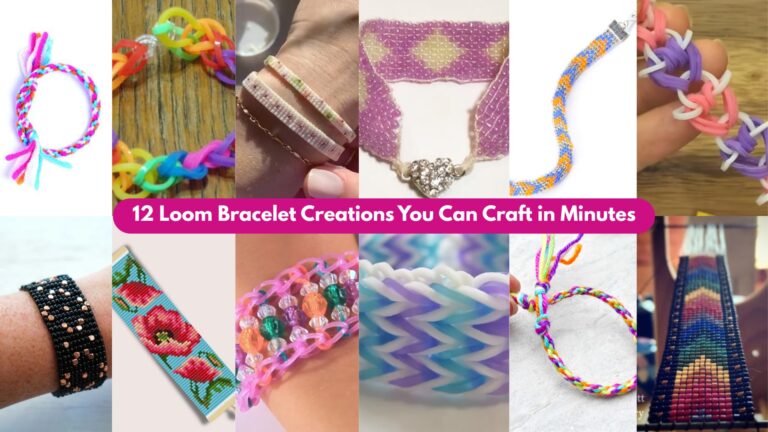 12 Loom Bracelet Creations You Can Craft in Minutes