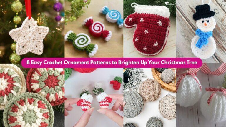 8 Easy Crochet Ornament Patterns to Brighten Up Your Christmas Tree