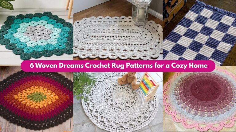 6 Woven Dreams Crochet Rug Patterns for a Cozy Home