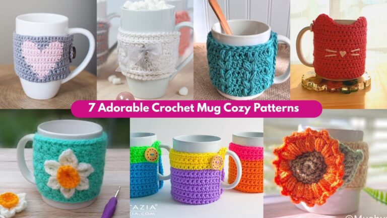 7 Adorable Crochet Mug Cozy Patterns