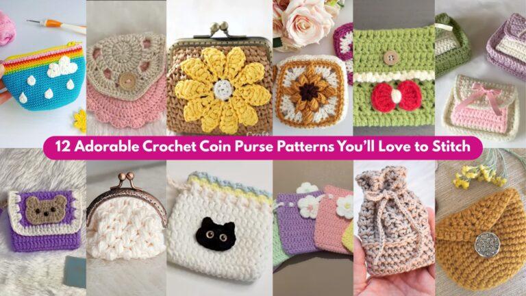 12 Adorable Crochet Coin Purse Patterns You’ll Love to Stitch