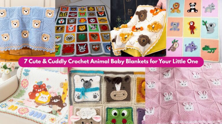 7 Animal-Themed Baby Blankets to Crochet for Little Ones