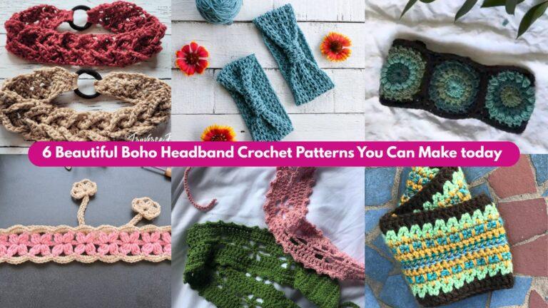 6 Beautiful Boho Headband Crochet Patterns You Can Make Today