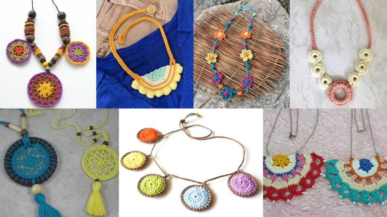 7 Boho-Chic Crochet Necklaces to Make for a Free-Spirited Look
