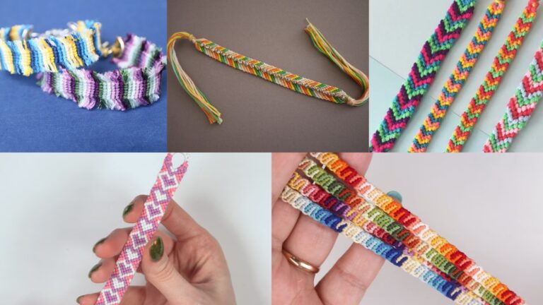 5 Cute and Colorful Friendship Bracelet Patterns You’ll Love