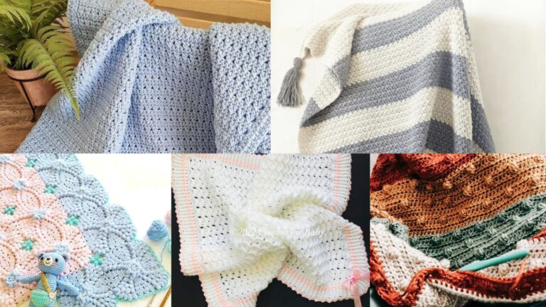 5 Cozy Crochet Baby Blanket Patterns for Snuggly Naps