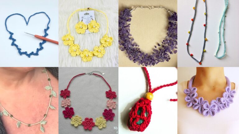 8 Unique Crochet Necklace Patterns for Handmade Jewelry Lovers