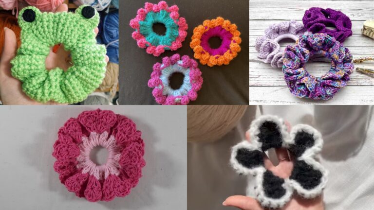 5 Dreamy Crochet Scrunchie Patterns for Your Hair Goals