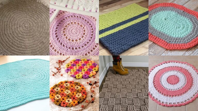 8 Crochet Rug Patterns That Are Both Practical and Pretty