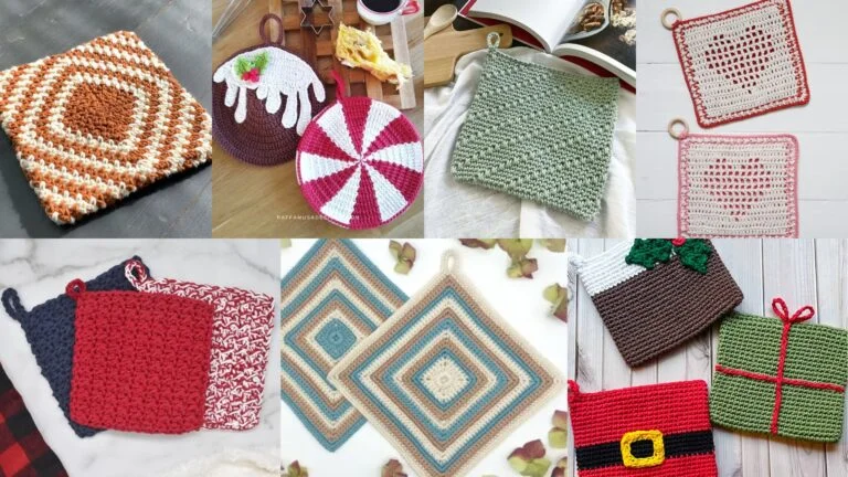 7 Trendy Crochet Potholder Patterns That Are Surprisingly Simple