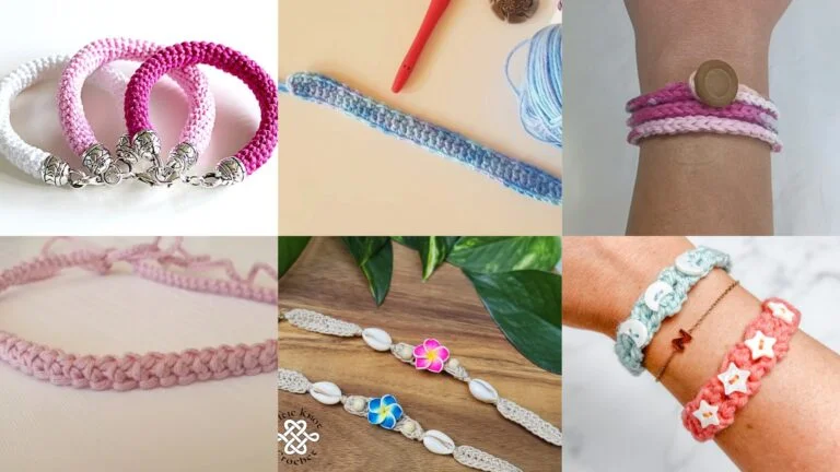6 Easy Crochet Bracelet Patterns Perfect for Beginners