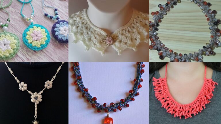 6 Trendy Crochet Necklace Patterns That Add Instant Charm