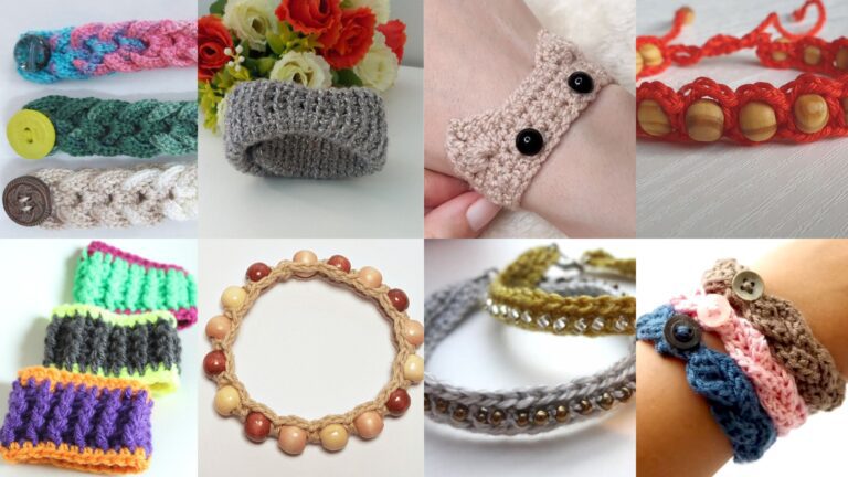 8 Easy Crochet Bracelet Patterns for Absolute Beginners