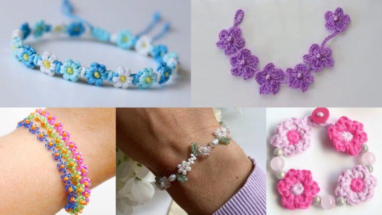 15 Handmade Flower Bracelet Patterns for Every Style