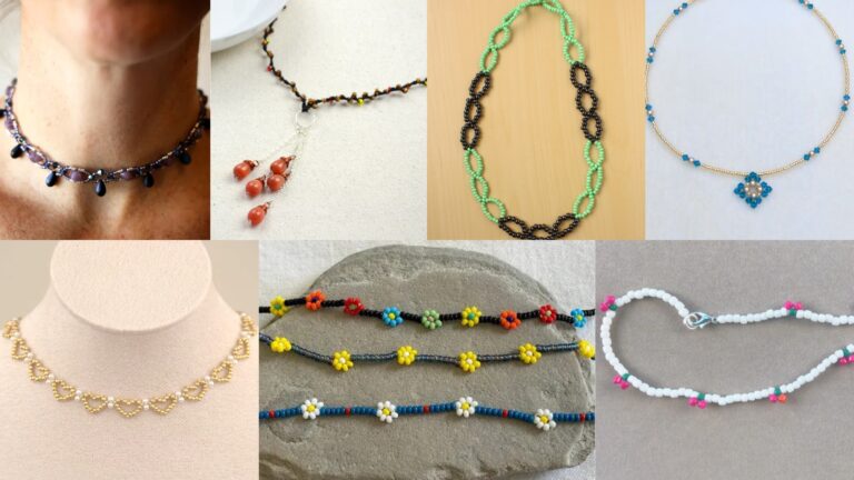 7 Easy Minimalist Seed Bead Necklace Patterns for Beginners
