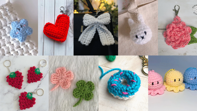 9 Adorable Easy Keychain Crochet Patterns You’ll Want to Try