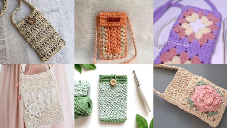 6 Stylish Crochet Phone Bag Patterns That Are Surprisingly Easy
