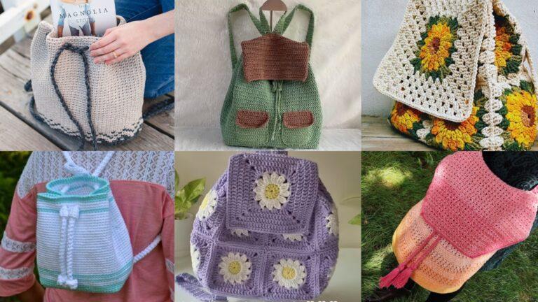 6 Easy Crochet Backpack Patterns Perfect for Beginners