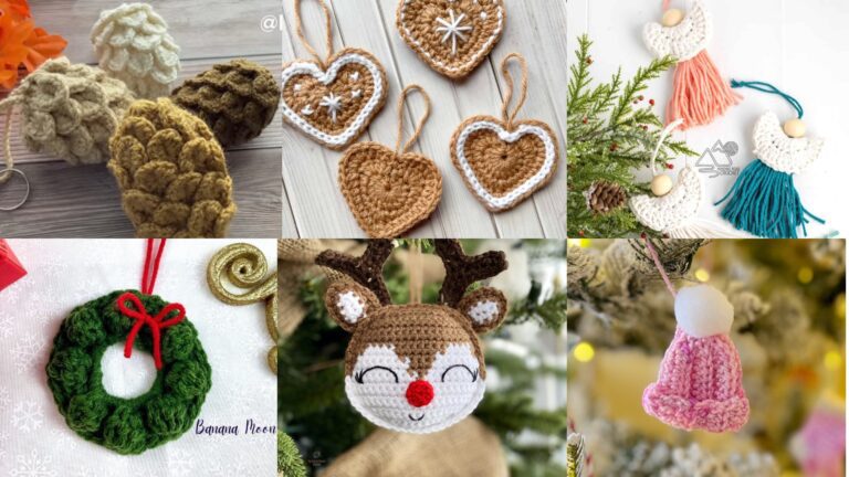 6 Stylish Crochet Ornament Patterns to Decorate Your Home