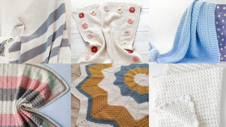 6 Beautiful Crochet Baby Blanket Patterns for Newborns