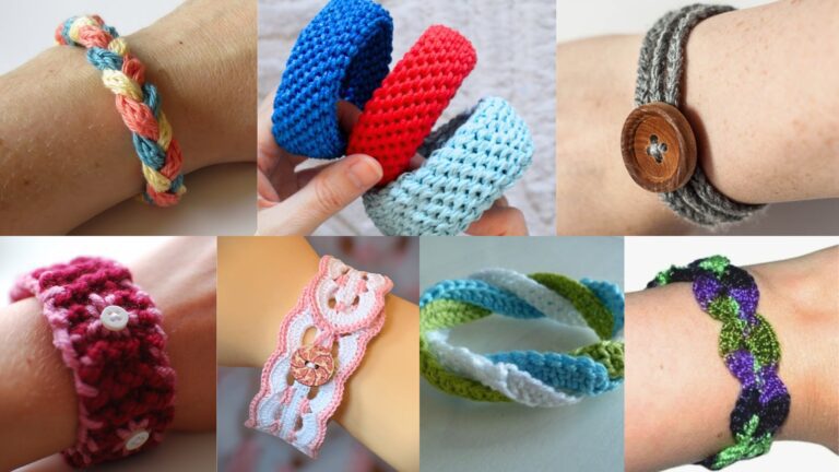 7 Quick Crochet Bracelet Patterns That Work Up Fast