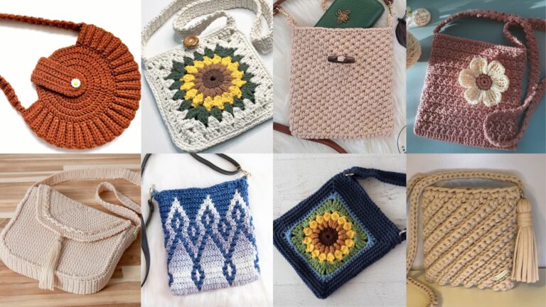 8 Modern Crochet Crossbody Bag Patterns for Every Style