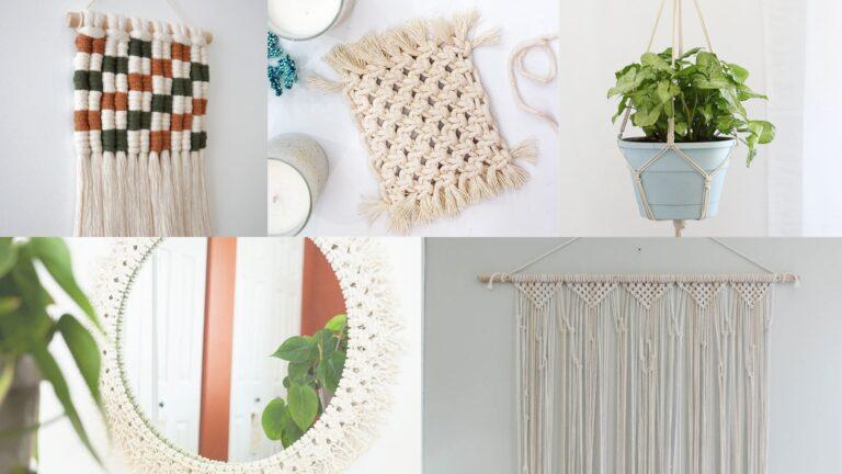 10 Beautiful Macrame Home Decor Patterns for a Boho Vibe