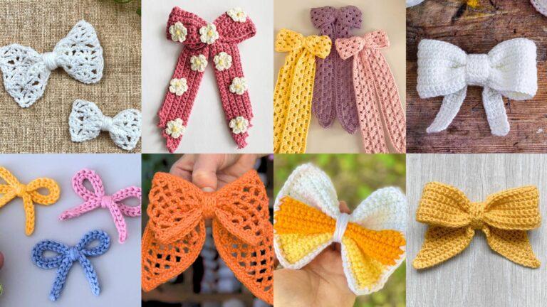8 Adorable Crochet Bow Patterns for Every Style