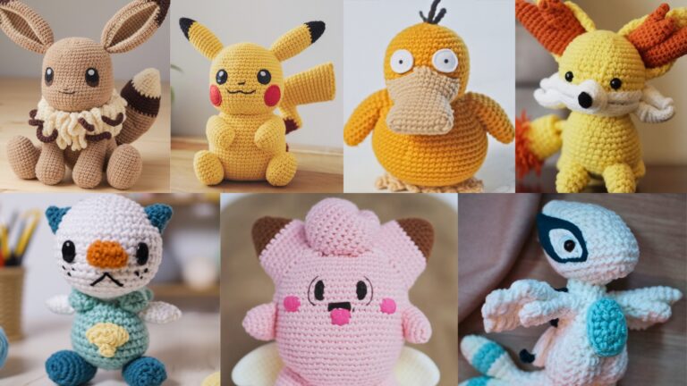 7 Adorable Crochet Amigurumi Pokémon Patterns to Make