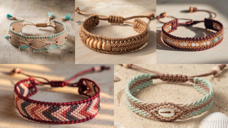 5 Stylish Macrame Bracelet Patterns to Make at Home