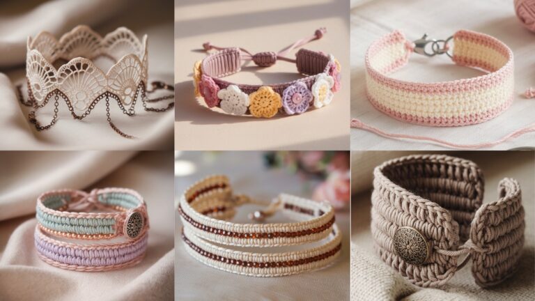 6 Quick and Simple Crochet Bracelet Patterns to Try