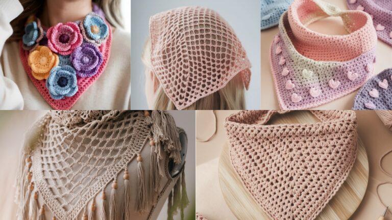 5 Cute Crochet Bandana Patterns for Everyday Wear