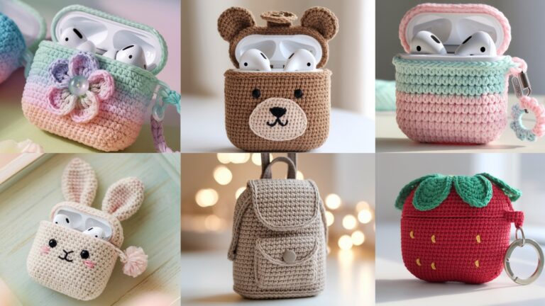 6 Unique Crochet AirPod Case Patterns That Stand Out