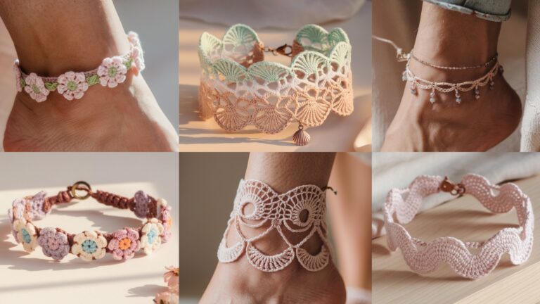 6 Cute Crochet Anklet Patterns You Can Make Fast