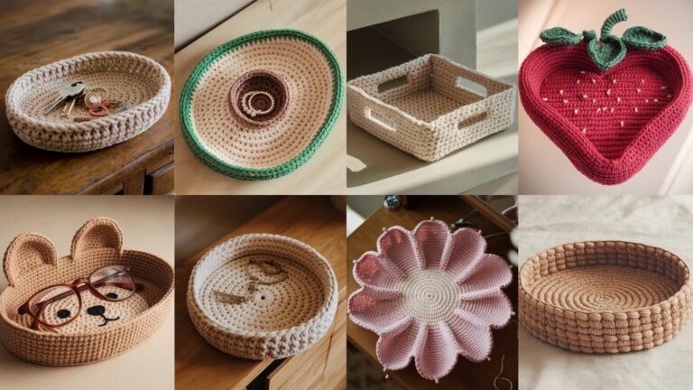 8 Modern Crochet Tray Patterns for Everyday Use