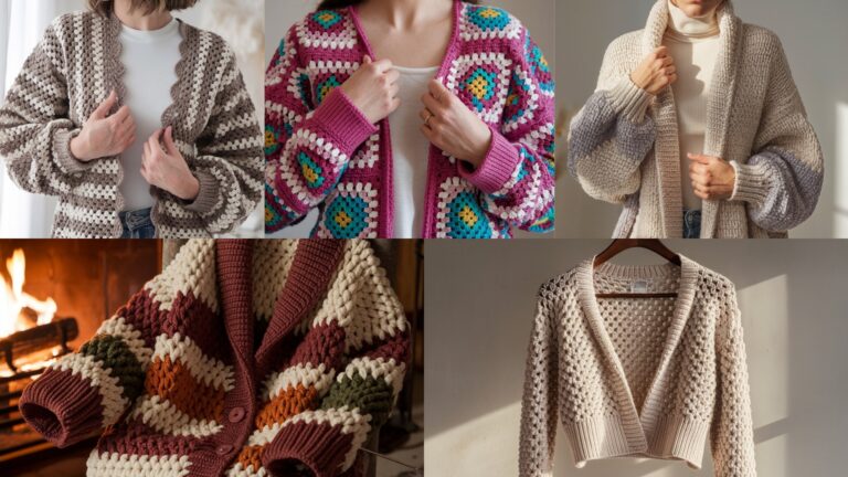 5 Cozy Crochet Cardigan Patterns You’ll Actually Want to Wear