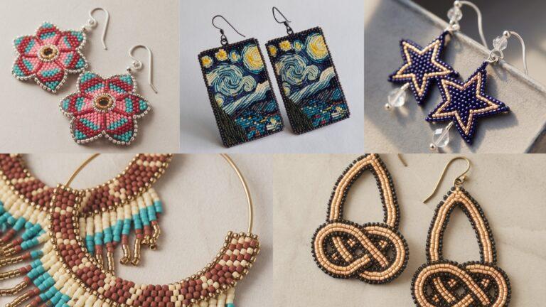 5 Stunning Beaded Earrings Patterns You Can Make at Home