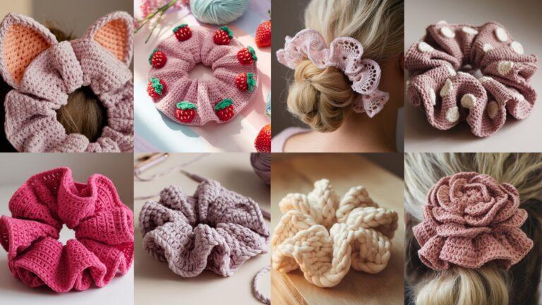 8 Colorful Crochet Scrunchie Patterns to Brighten Your Look