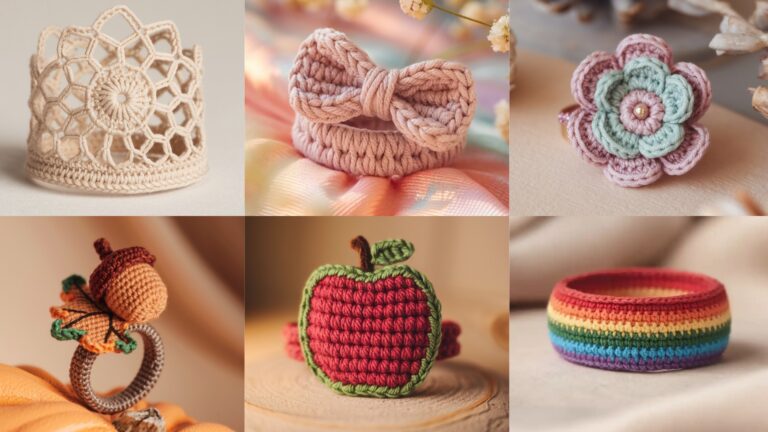 6 Creative Crochet Ring Patterns for Every Style