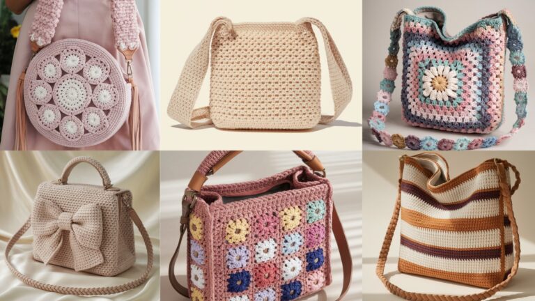 6 Stylish Crochet Shoulder Bag Patterns You’ll Want to Make