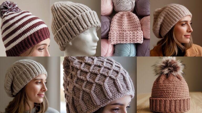 7 Stylish Crochet Beanie Patterns for All Skill Levels