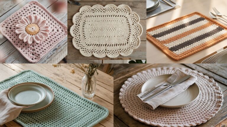 5 Beautiful Crochet Placemat Patterns to Dress Up Your Table