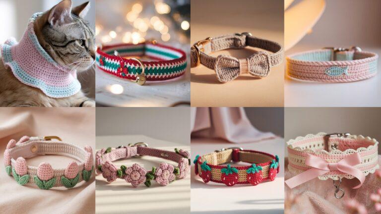 8 Cute Crochet Cat Collar Patterns Your Pet Will Love