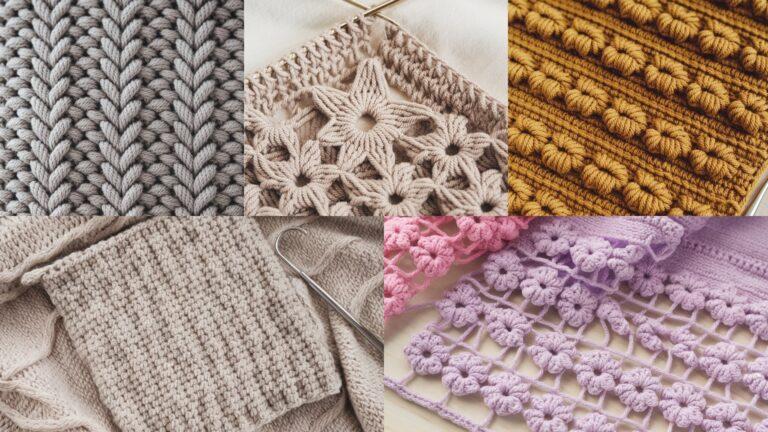 5 Beautiful Crochet Stitch Patterns to Try Today