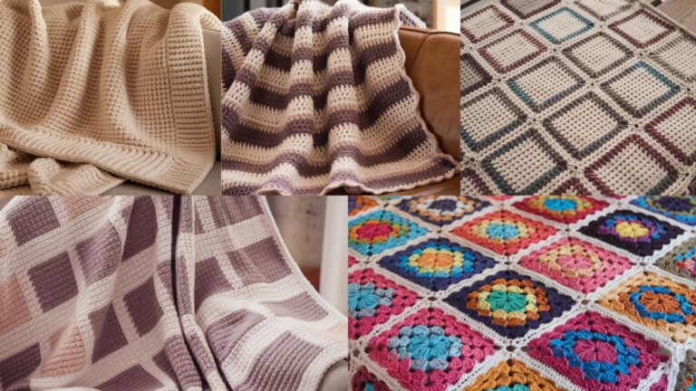 5 Chic Crochet Blanket Patterns That Upgrade Your Living Space