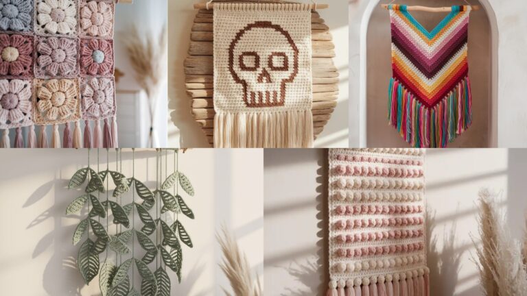5 Unique Crochet Wall Hanging Patterns That Make a Statement